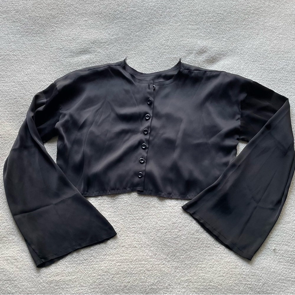 Orseund Iris drop shoulder satin top